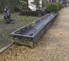 Large Belgian bluestone trough