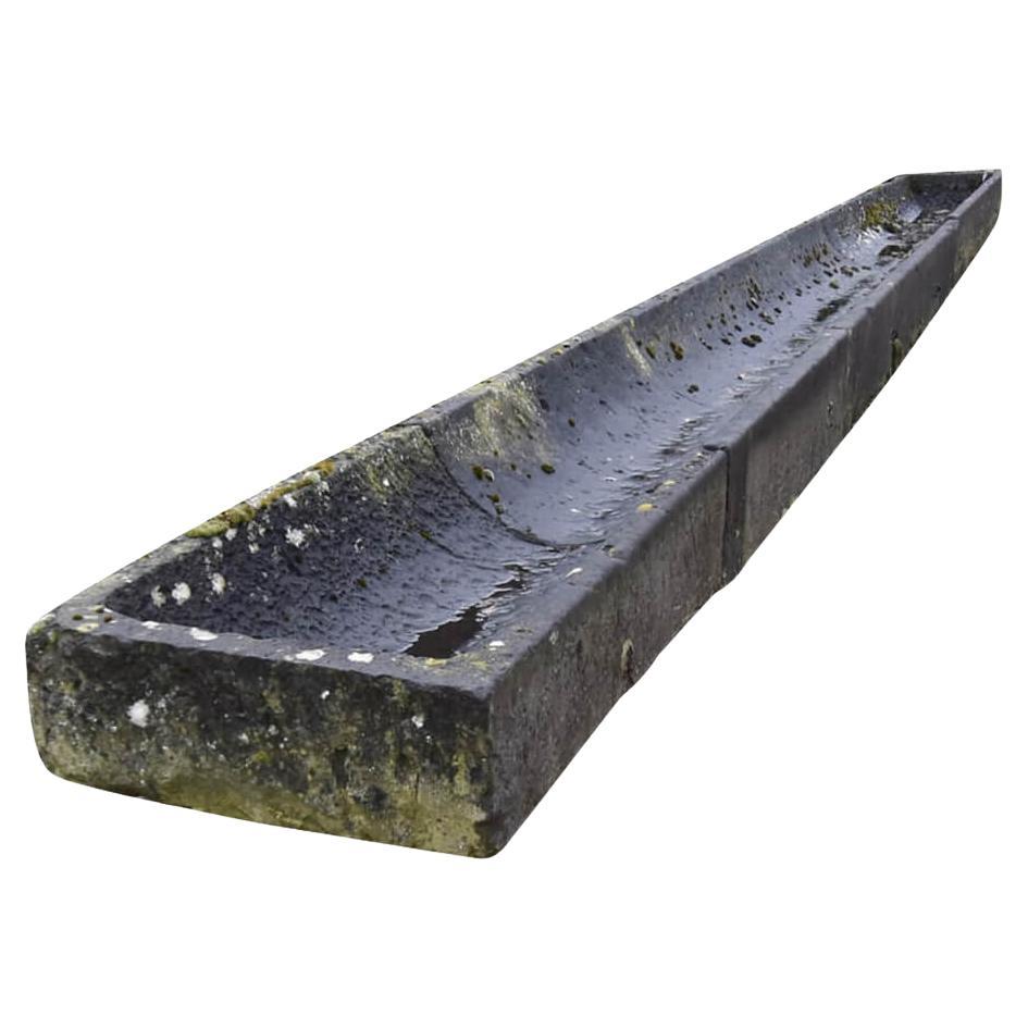 Grande trough belge en pierre bleue en vente