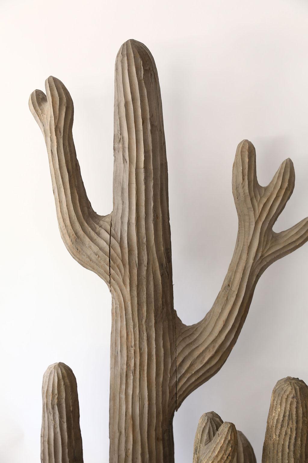Mid-20th Century Large Belgian Cactus Sculpture