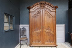 Grande mobile in stile Régence in Oak belga del 1800 circa