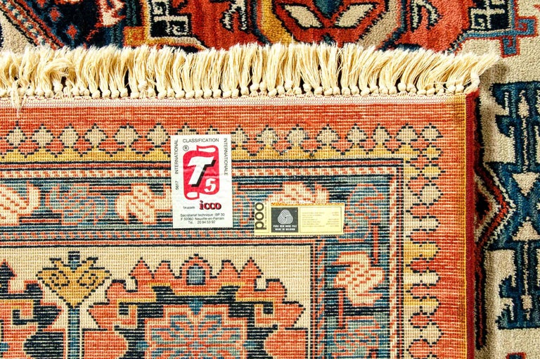 Large Belgium Hand Knotted Wool Area Rug For Sale at 1stDibs