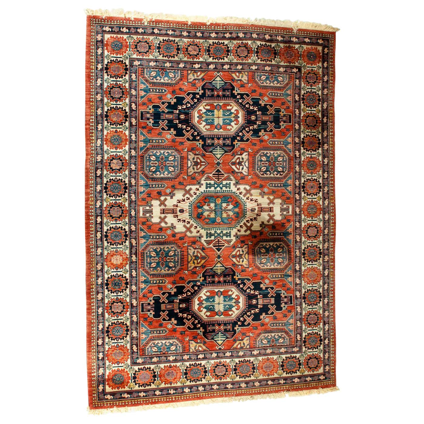 Large Belgium Hand Knotted Wool Area Rug For Sale at 1stDibs | belgium ...