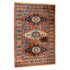Large Belgium Hand Knotted Wool Area Rug