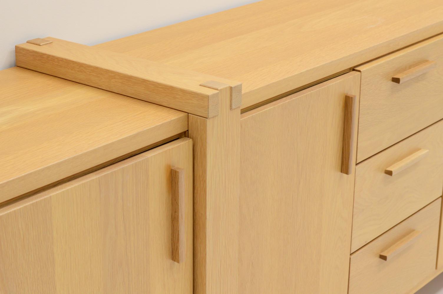 20th Century Large Belgium Oak sideboard