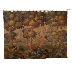 Antique Large Belgium Tapestry