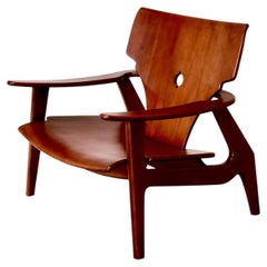 Grand fauteuil belge Teак Armchair Zen by Olivier De Schrijver