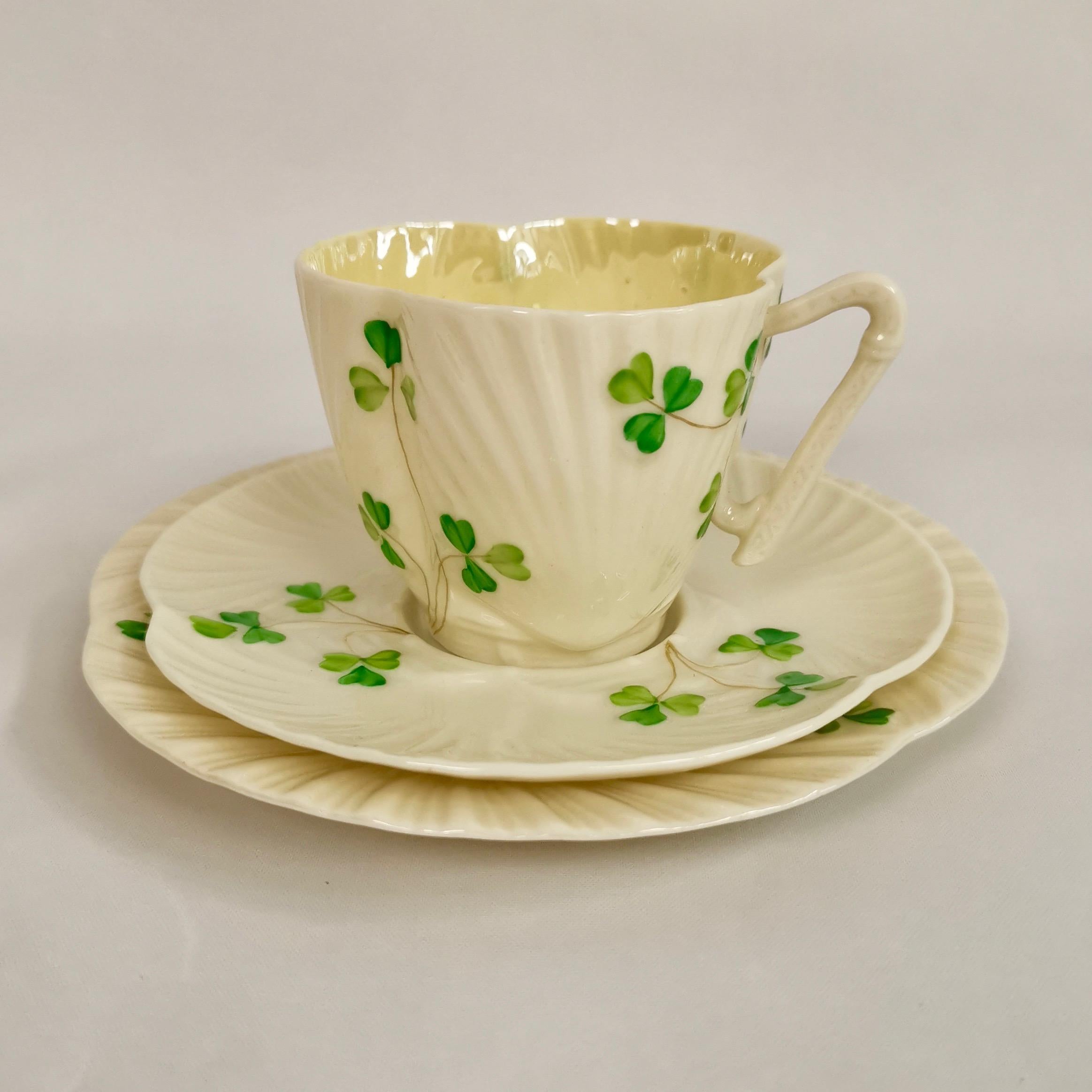 Large Belleek Tea Service, Harp Shape, 3rd BM 1926-1946 3