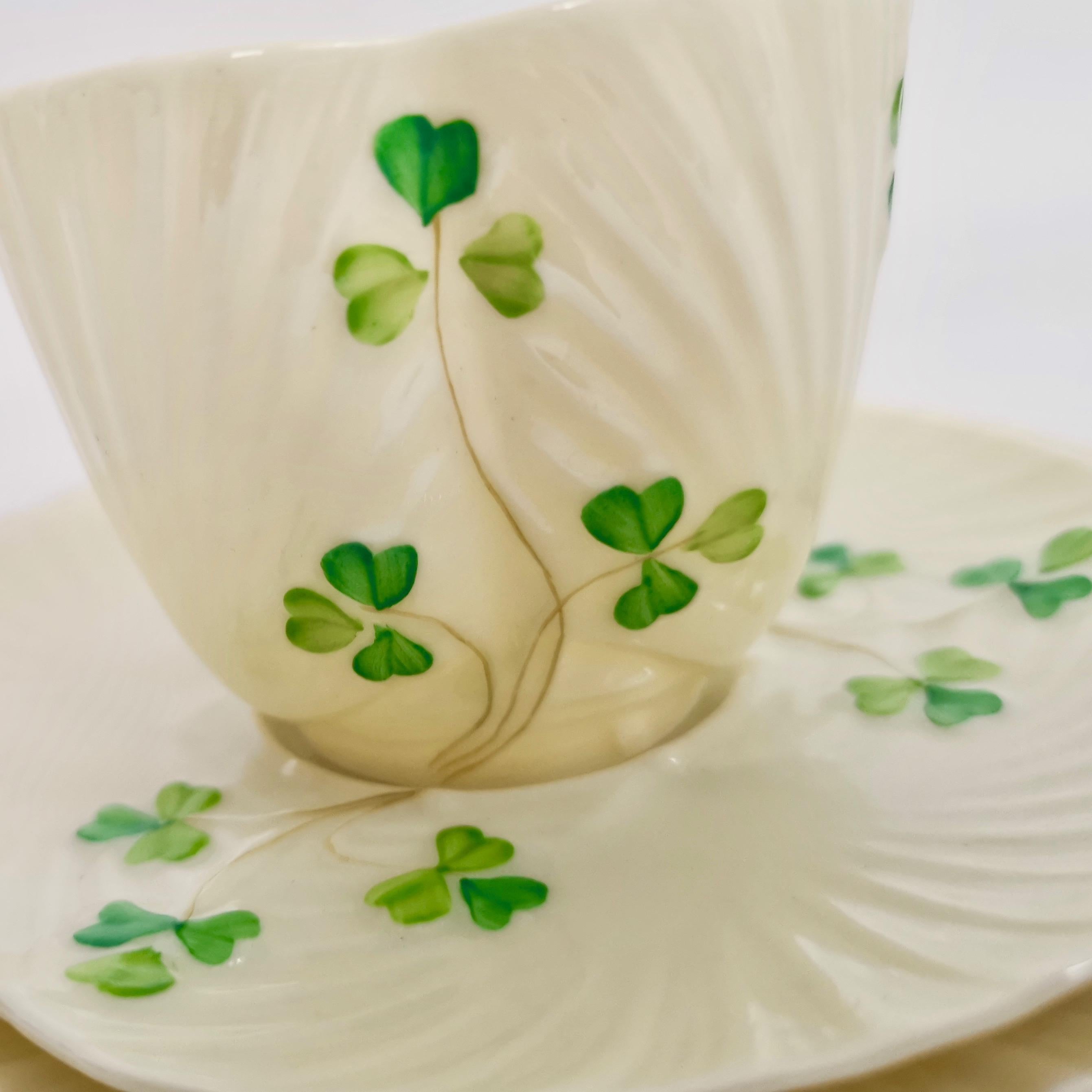 Large Belleek Tea Service, Harp Shape, 3rd BM 1926-1946 4