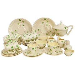 Large Belleek Tea Service, Harp Shape, 3rd BM 1926-1946
