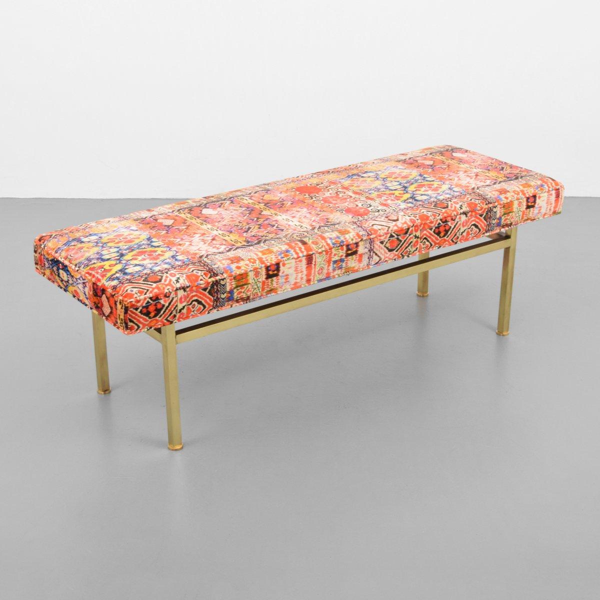 Brass Large Bench Attributed to Harvey Probber