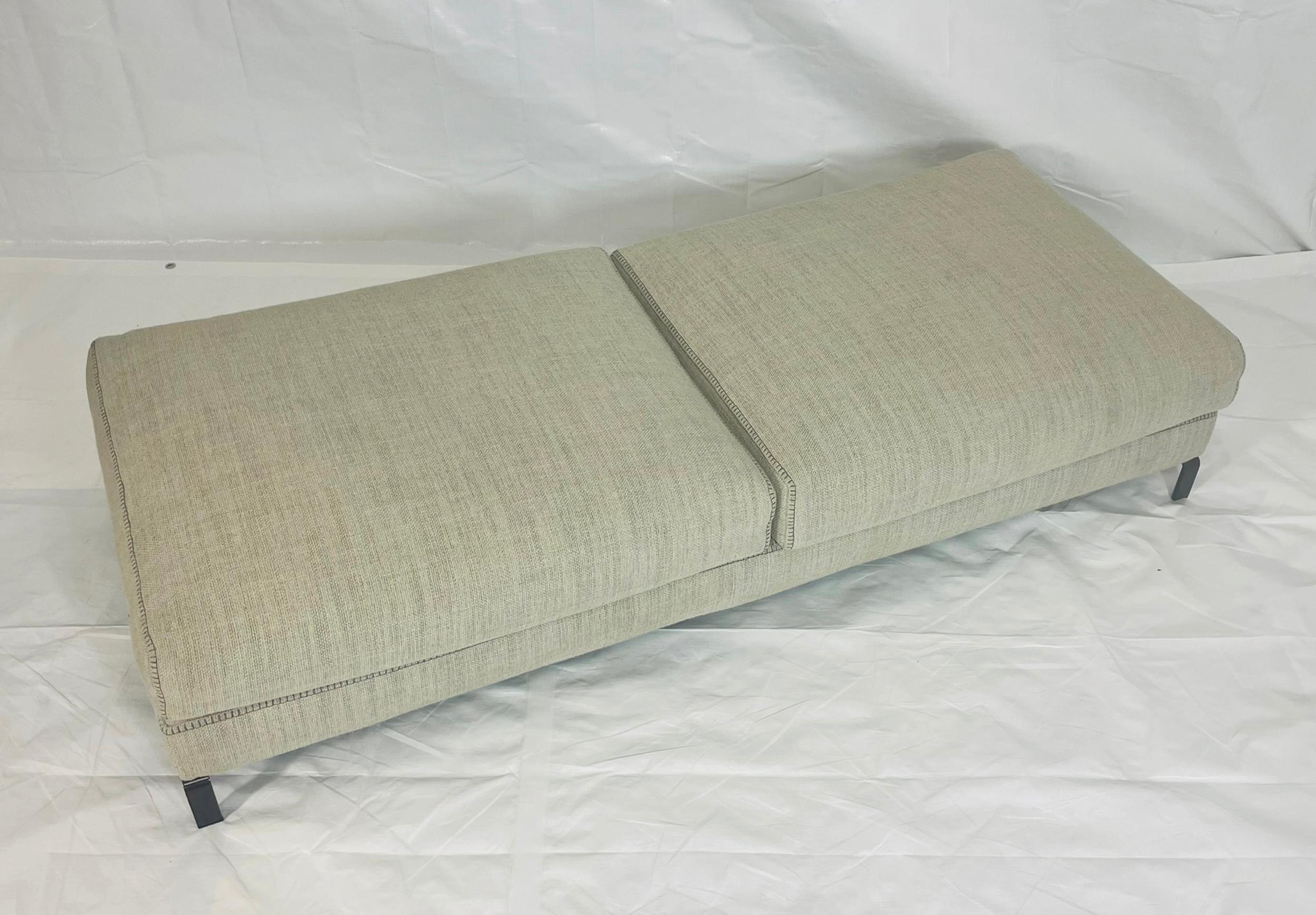 Steel Large Bench by Antonio Citterio for B&B Italia, Italian Modern For Sale