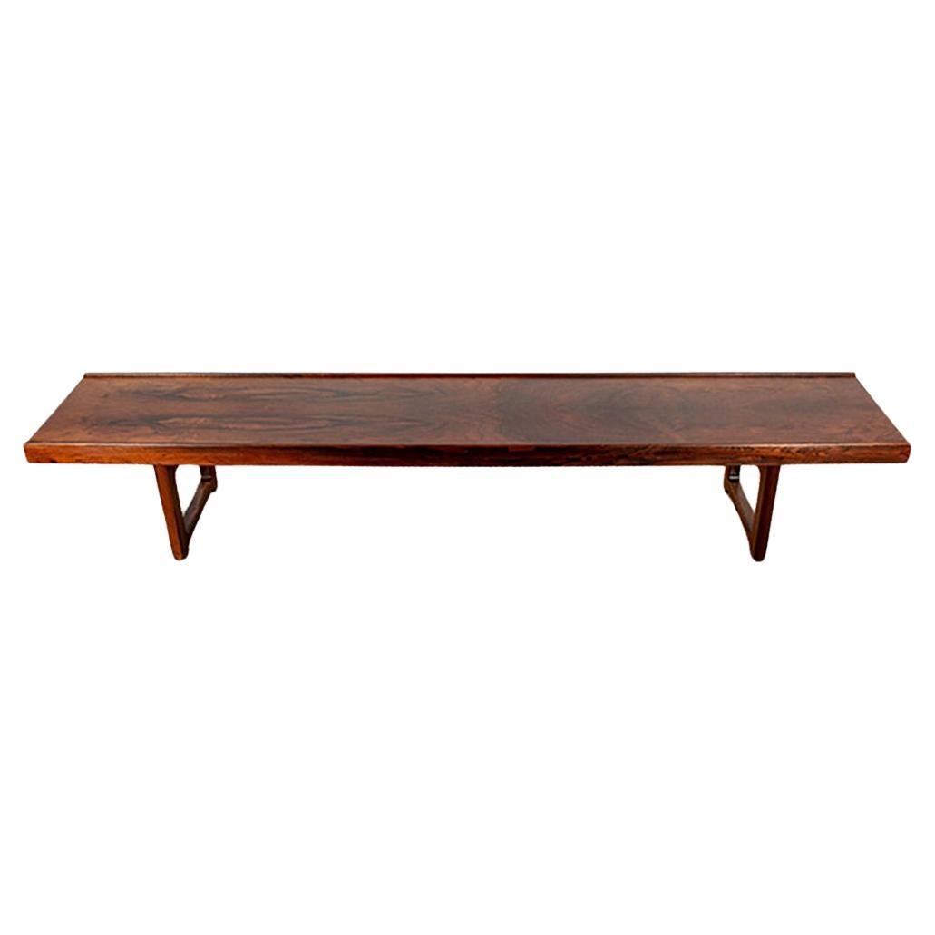 Grand banc, meuble d'entrée, norvégien en bois de rose, Krobomodel, TorBjörn Afdal