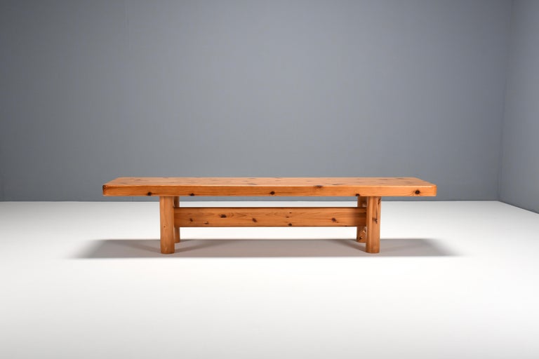 Large Bench/Table in Solid Pine by Architects Friis and Moltke Nielsen ...