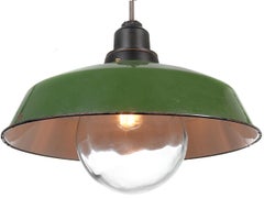 Große Benjamin Explosion Proof-Kugellampe mit tiefem Porzellanschirm