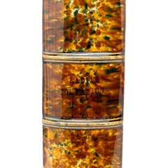 Large Bennington Pottery Flint Book Flask