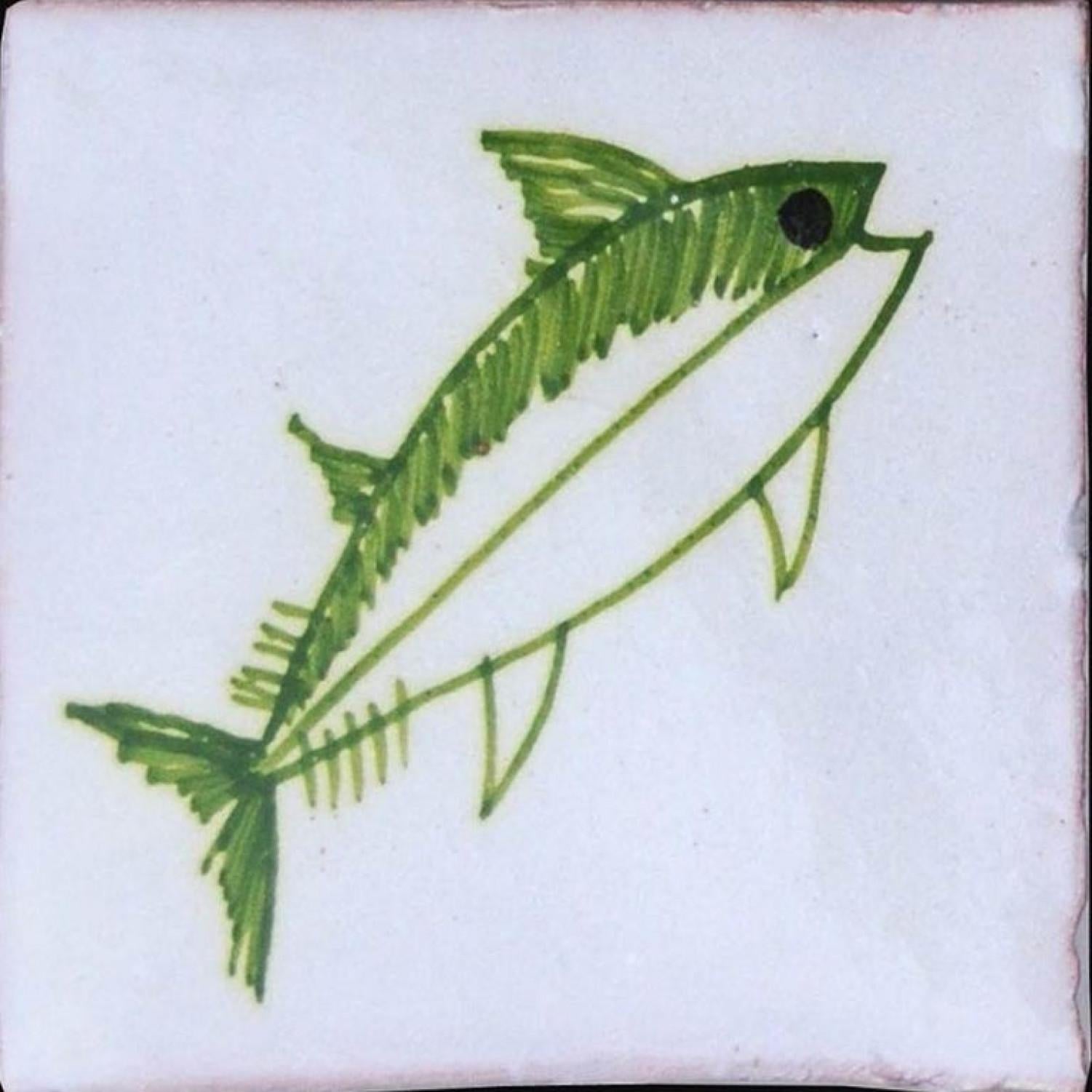 Large Berber Fish Tile Panel, Morocco 2