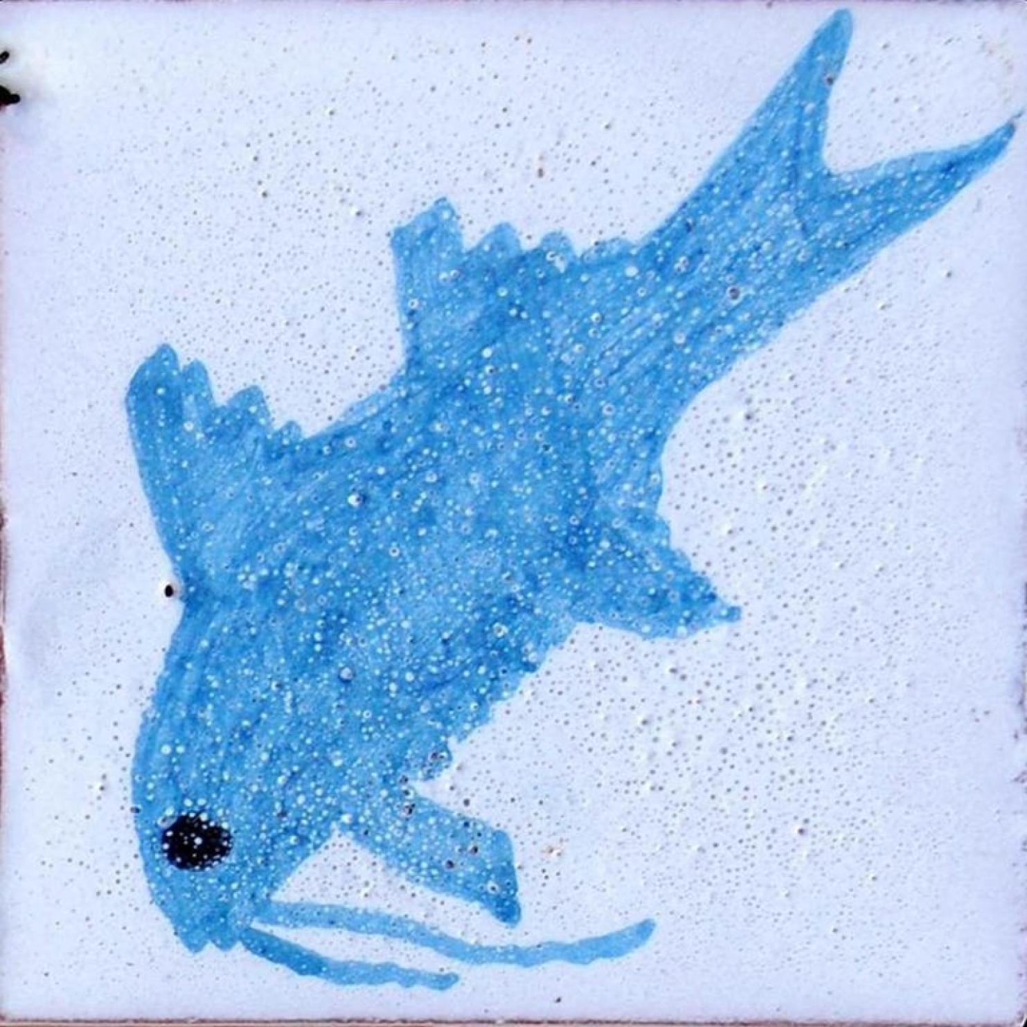 Large Berber Fish Tile Panel, Morocco 4