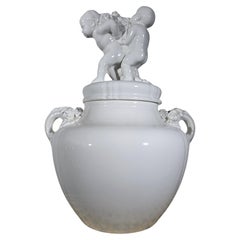 Large Berlin KPM Porcelain Vase from the Early 1900s
