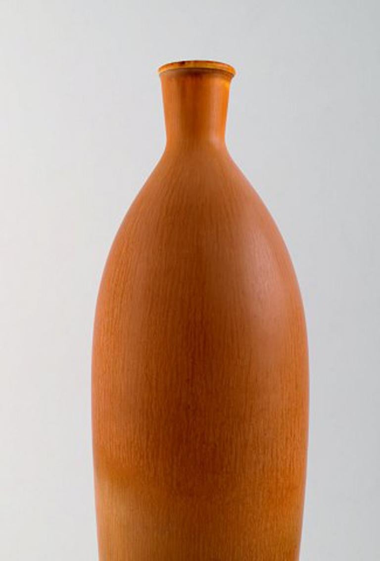 Large Berndt Friberg Studio Art Pottery Vase, Modern Swedish, Mid-20th Century In Excellent Condition For Sale In Copenhagen, DK