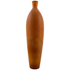 Vintage Large Berndt Friberg Studio Art Pottery Vase, Modern Swedish, Mid-20 Century