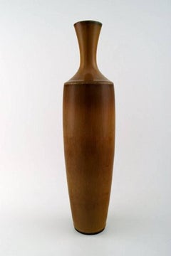 Large Berndt Friberg Studio Art Pottery Vase, Modern Swedish, Mid-20 Century
