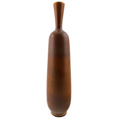 Large Berndt Friberg Studio Pottery Vase, Modern Swedish Design