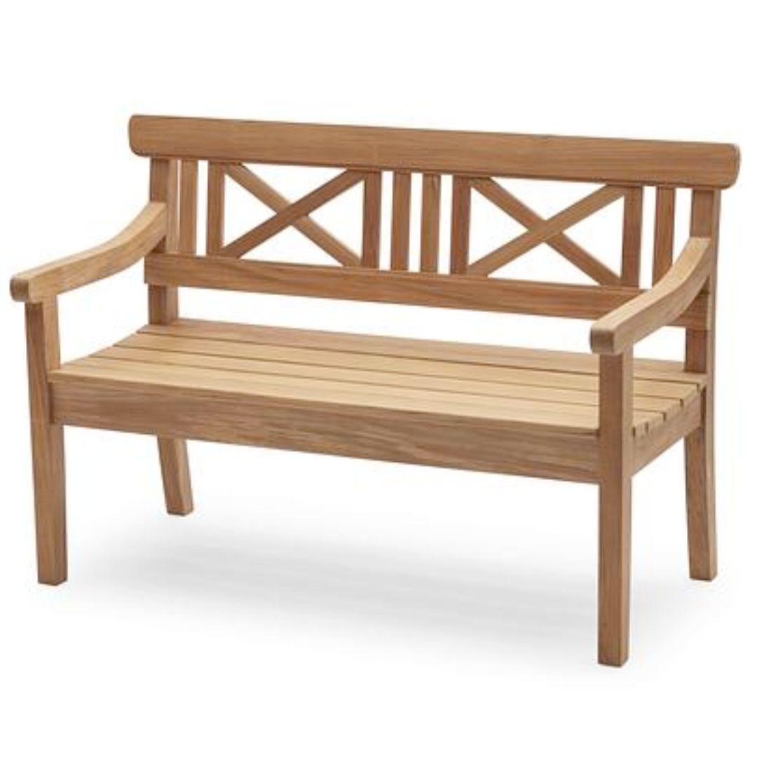 Danish Large Bernt Santesson Outdoor 'Drachmann 200' Teak Bench for Skagerak For Sale