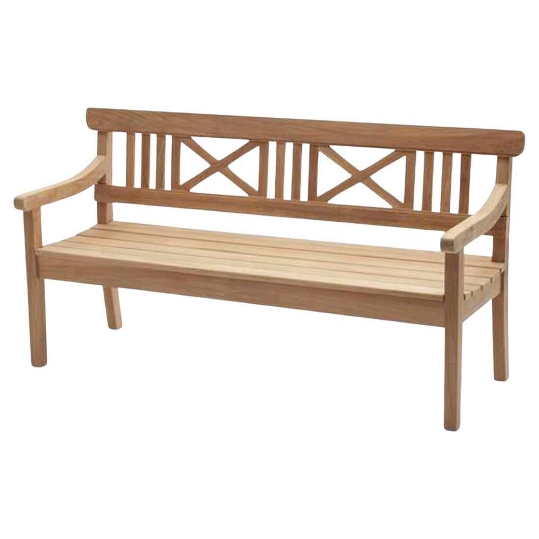 Large Bernt Santesson Outdoor 'Drachmann 200' Teak Bench for Skagerak For Sale 1