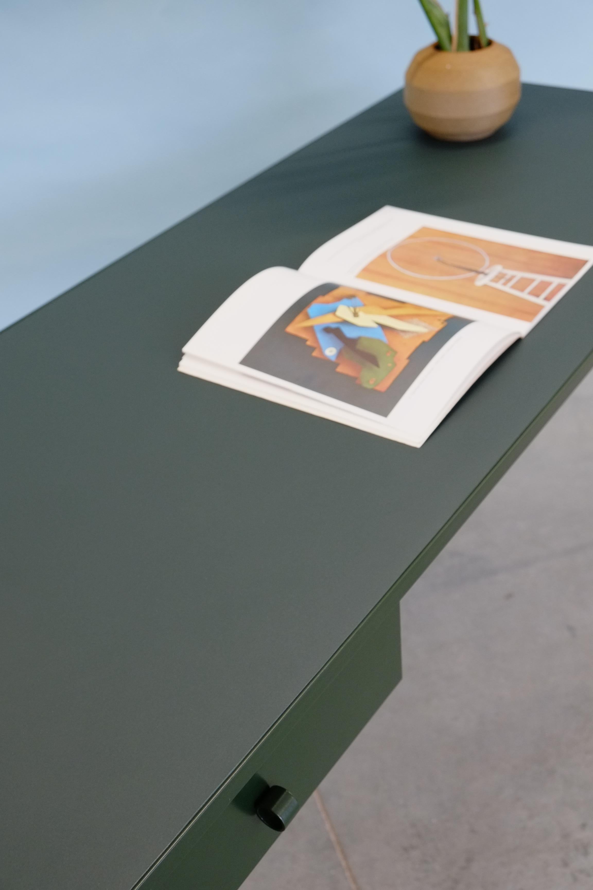 Large Bespoke Study Desk with Four Drawers / Customizable For Sale 2
