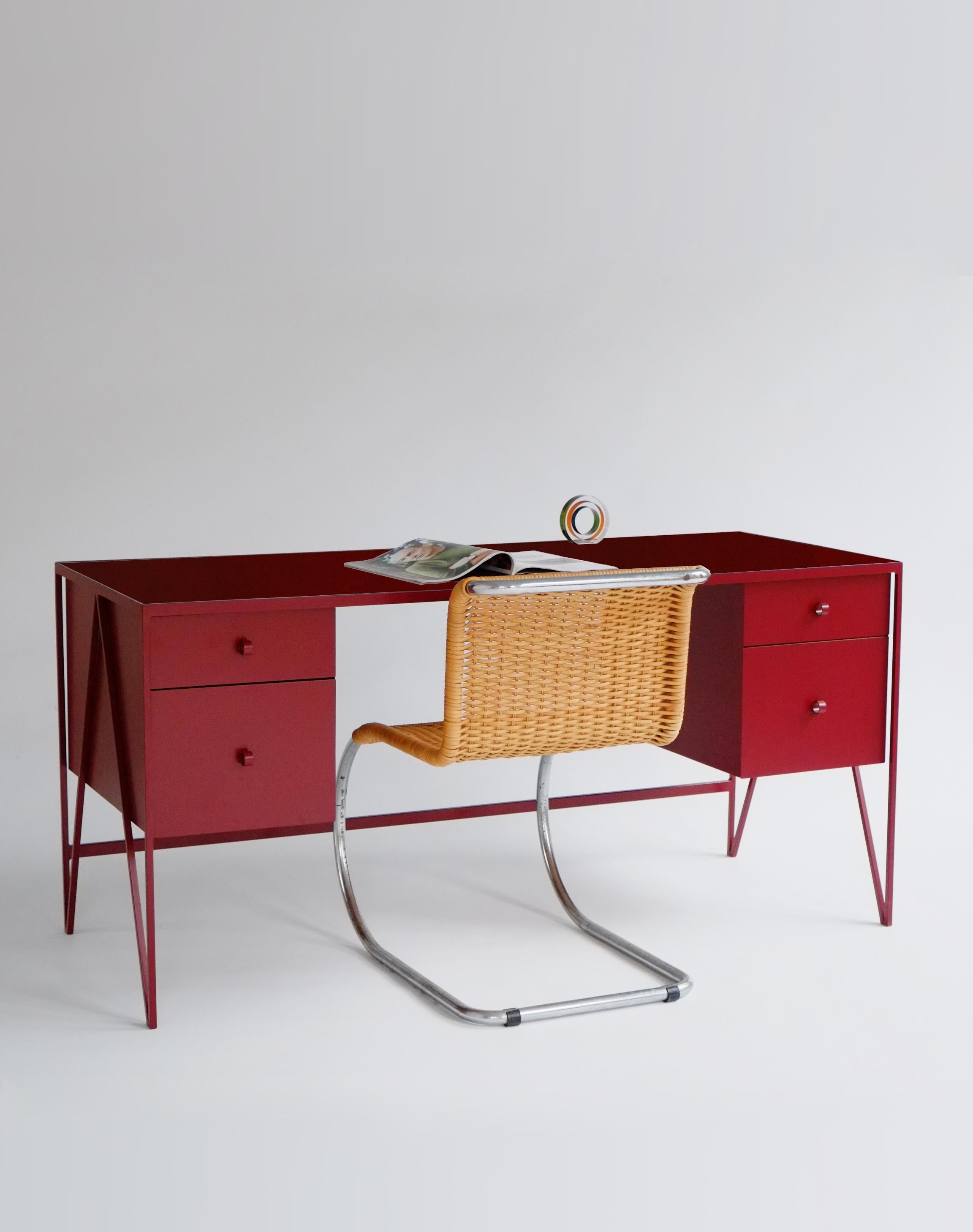 study desk with drawers