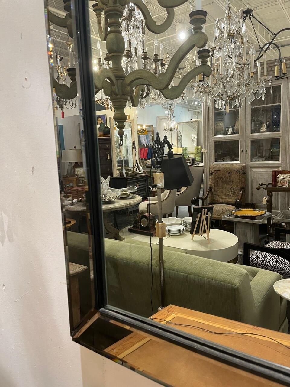 American Large Beveled Dennis and Leen Style Mirror