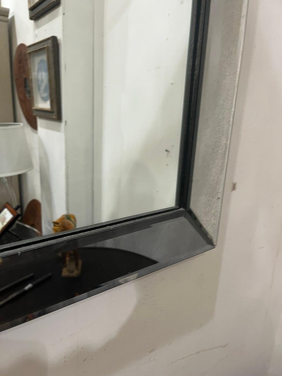 Contemporary Large Beveled Dennis and Leen Style Mirror