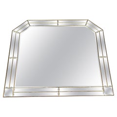 Large Bevelled Mirror, Italy 1970s