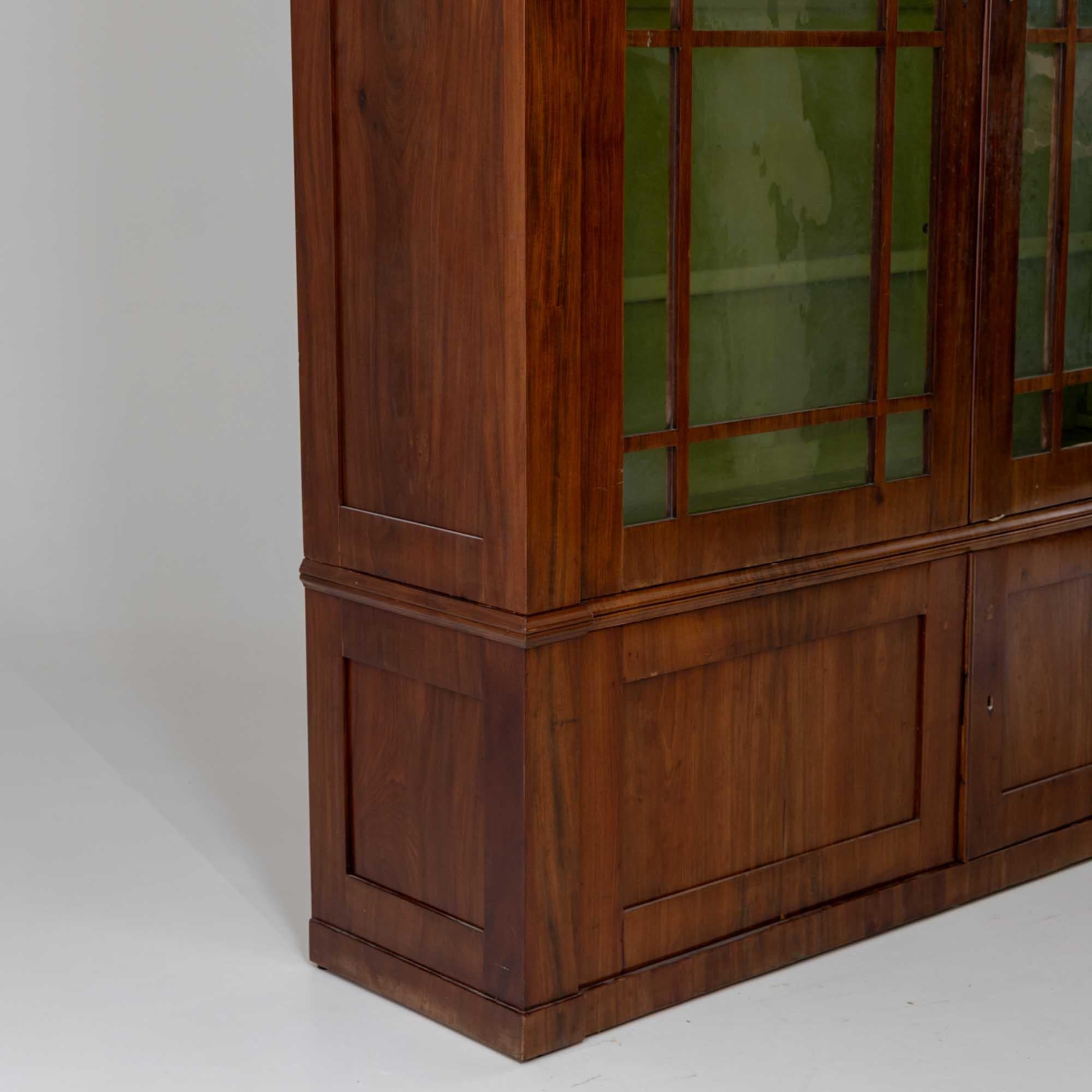 Large Biedermeier Library Bookcase, Berlin, 19th Century In Good Condition For Sale In Greding, DE