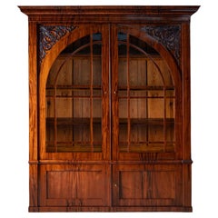 Large Biedermeier Library Bookcase, Berlin, 19th Century