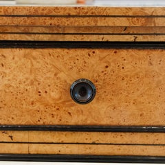 Large Biedermeier Writing Table Early 19th Century Bird's-Eye Maple Veneer