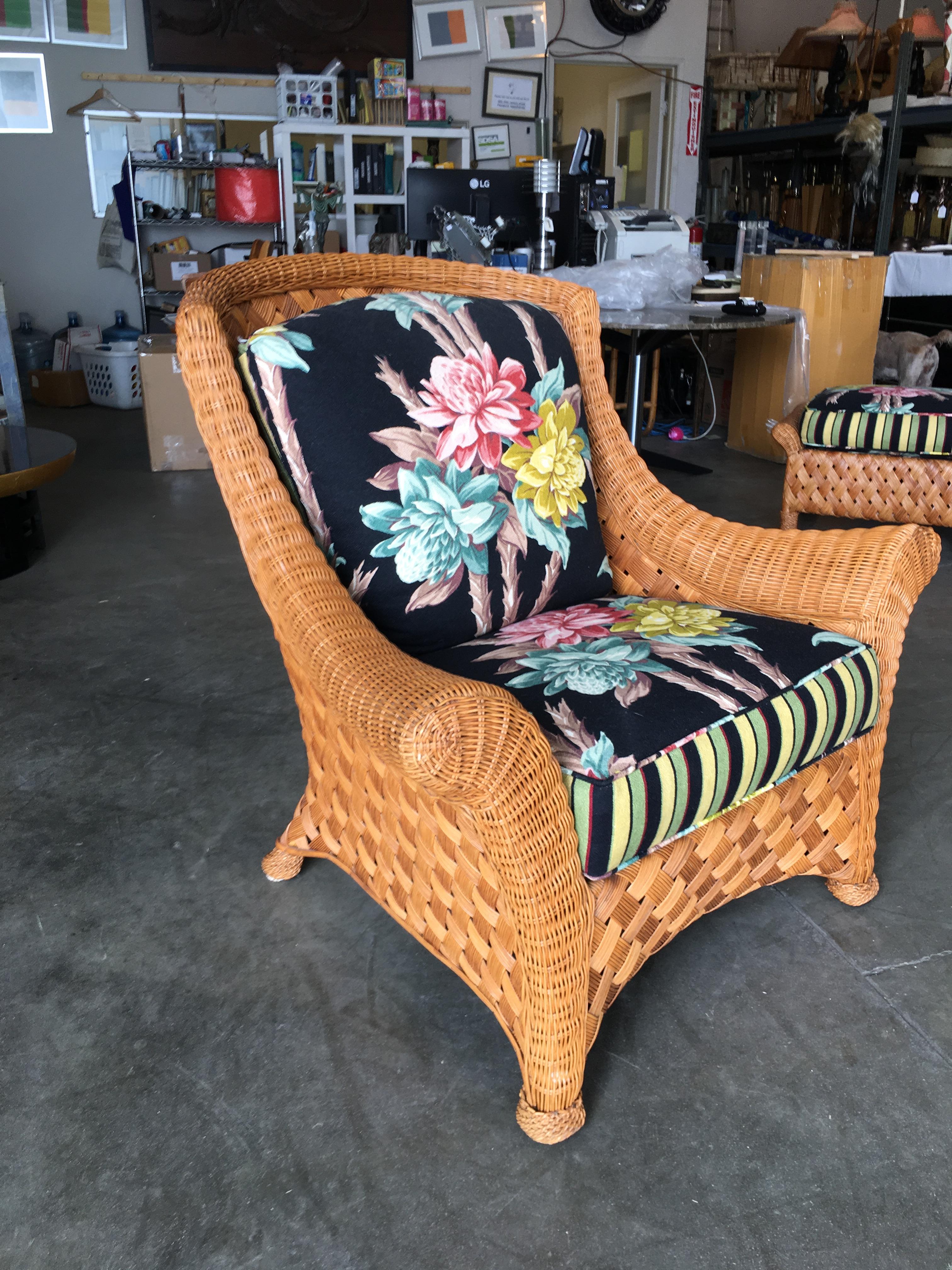 big wicker chair