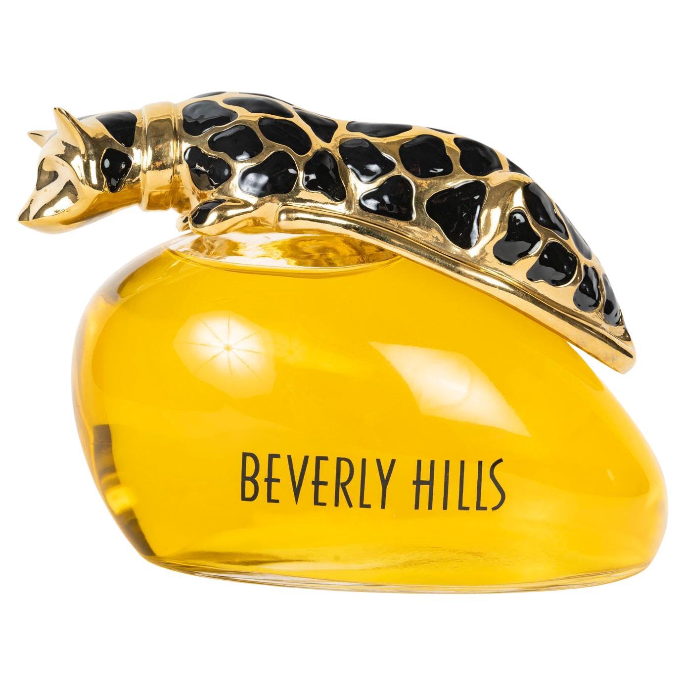 Grande bottiglia di profumo Beverly Hille, XX secolo.