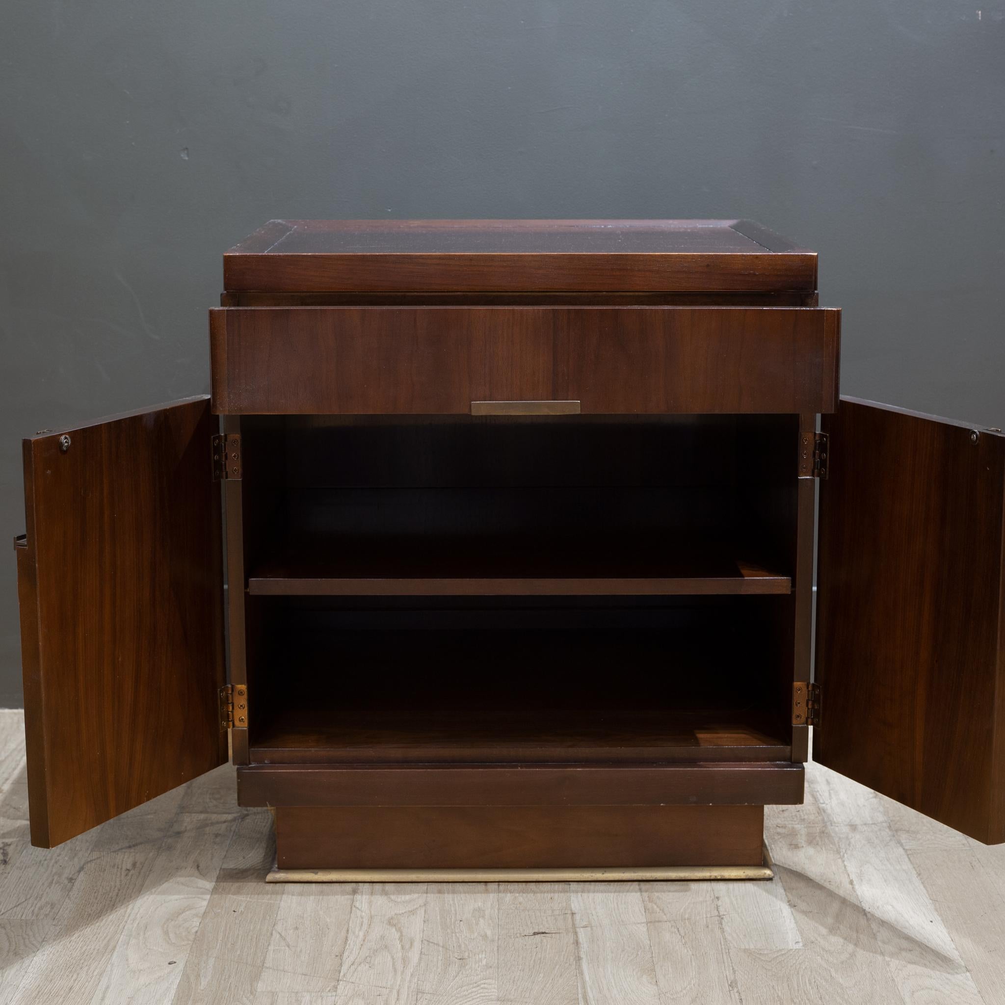 Modern Large Bill Sofield for Baker Furniture Mahogany Nightstand