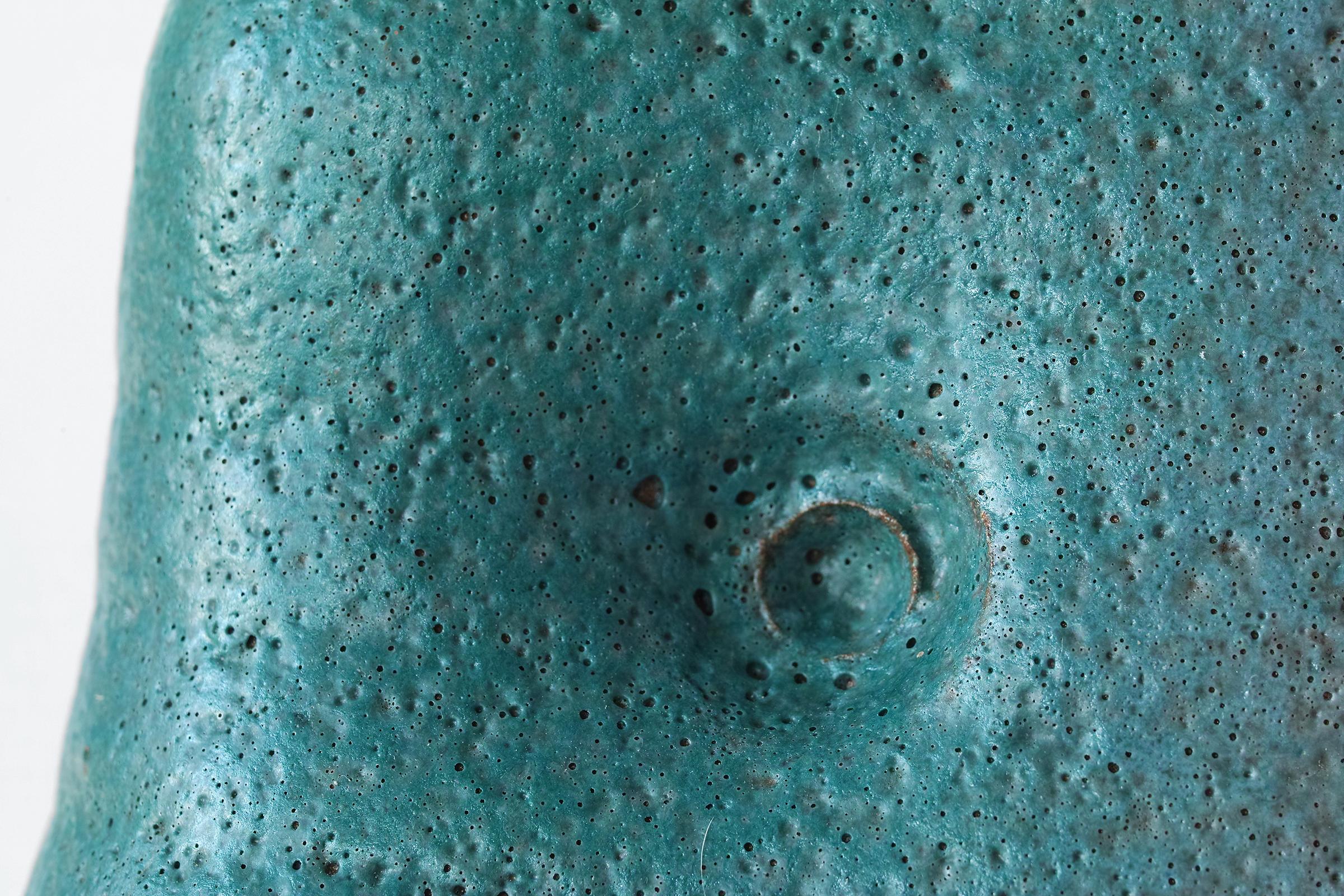 Americano Grande scultura biomorfa in ceramica in vendita