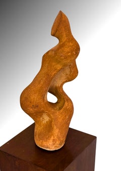 Large Biomorphic Terracotta Maquette Modernist Sculpture, Britain, circa 1960s
