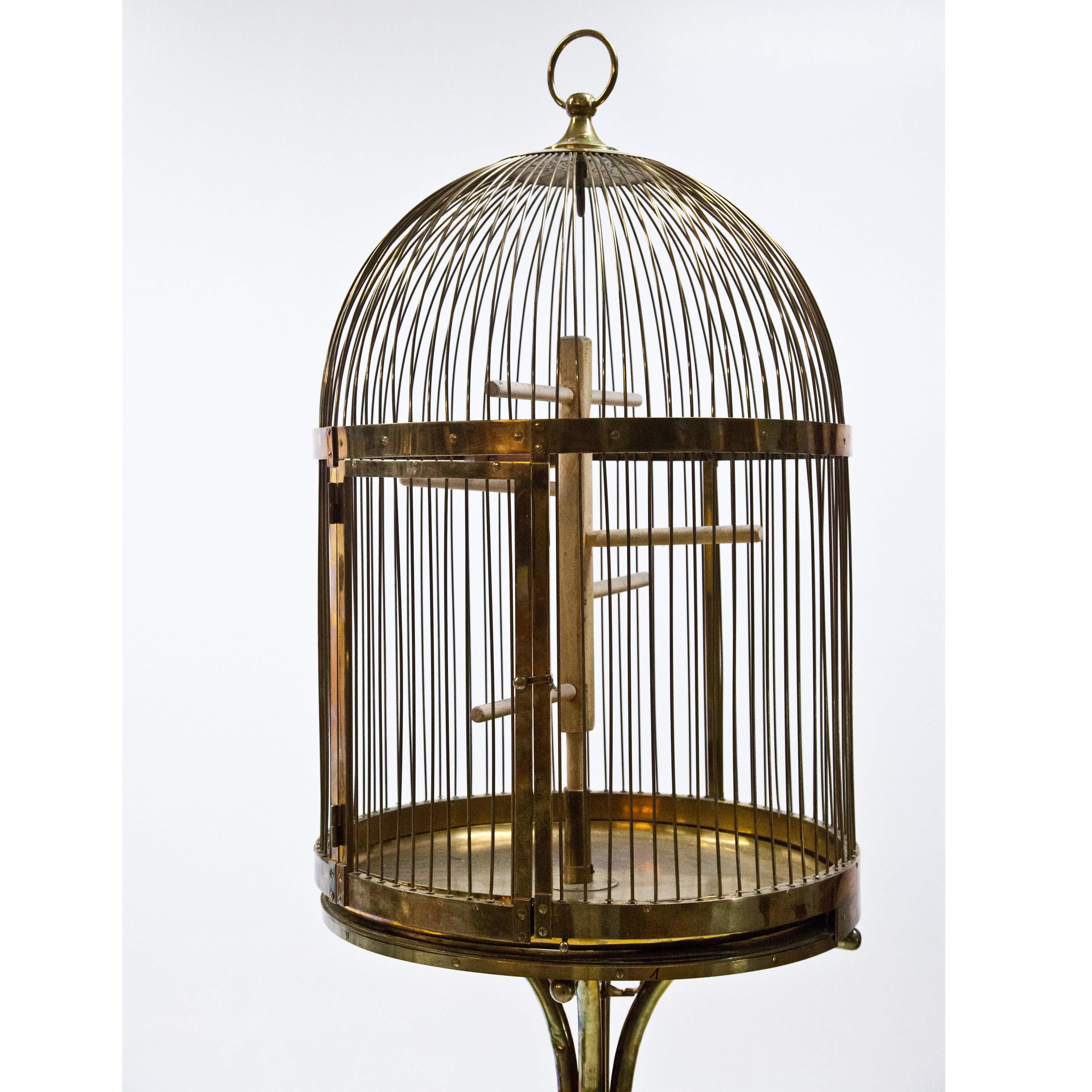 bird cage with hanging stand