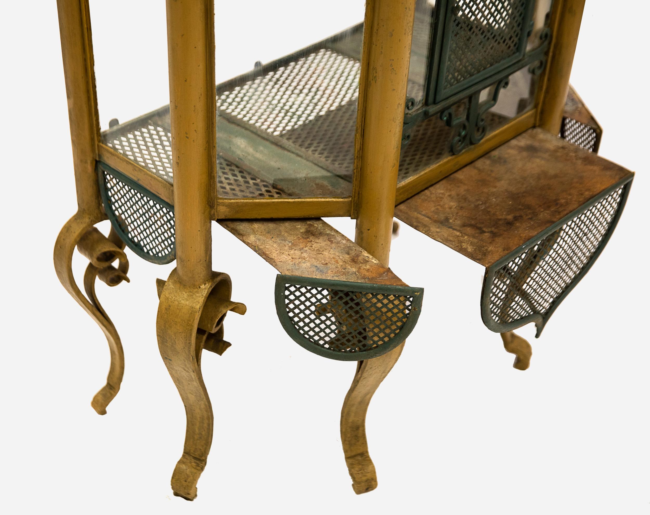 Peint Grande cage à oiseaux de style japonais, France, vers 1900 en vente