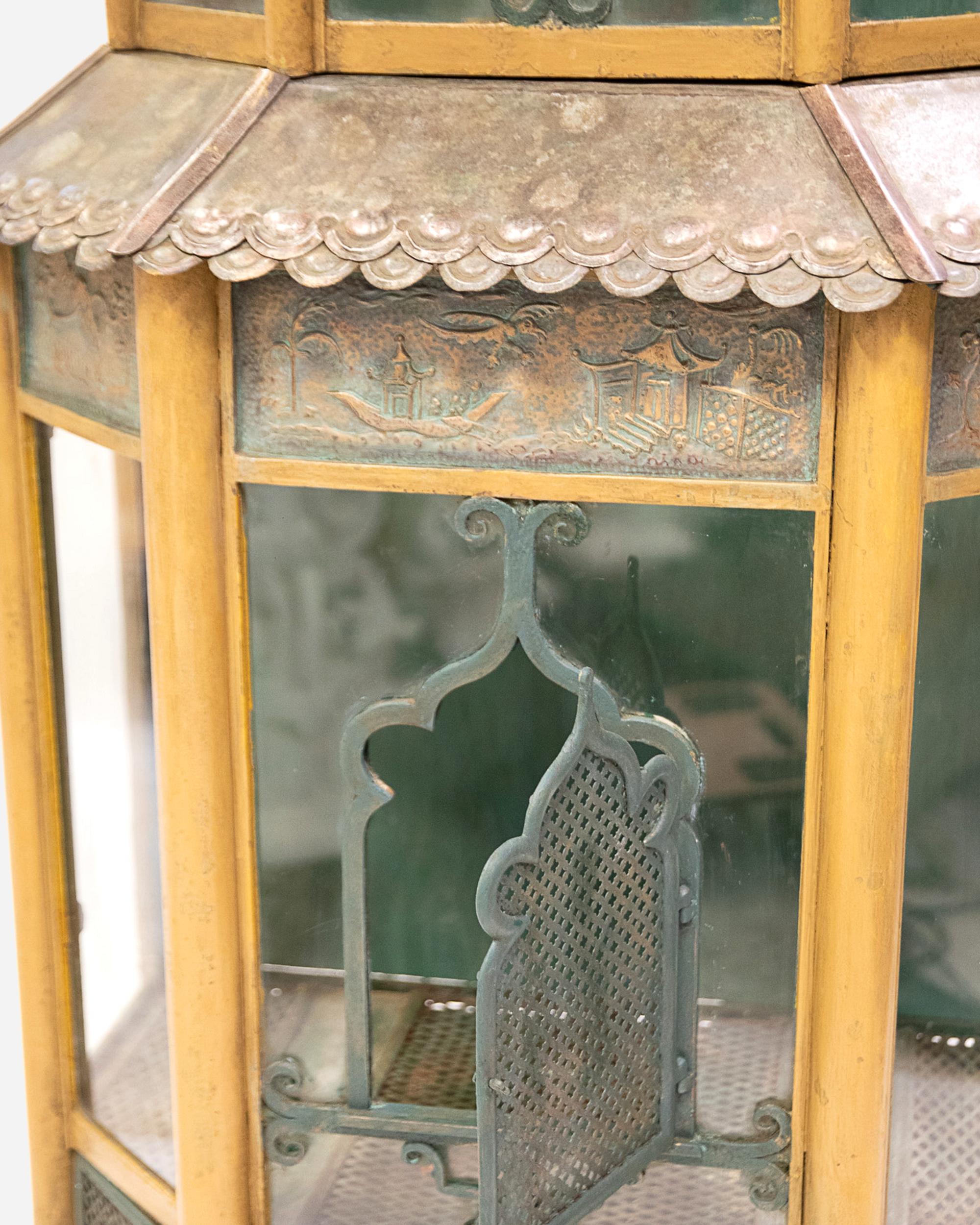 Grande cage à oiseaux de style japonais, France, vers 1900 en vente 1