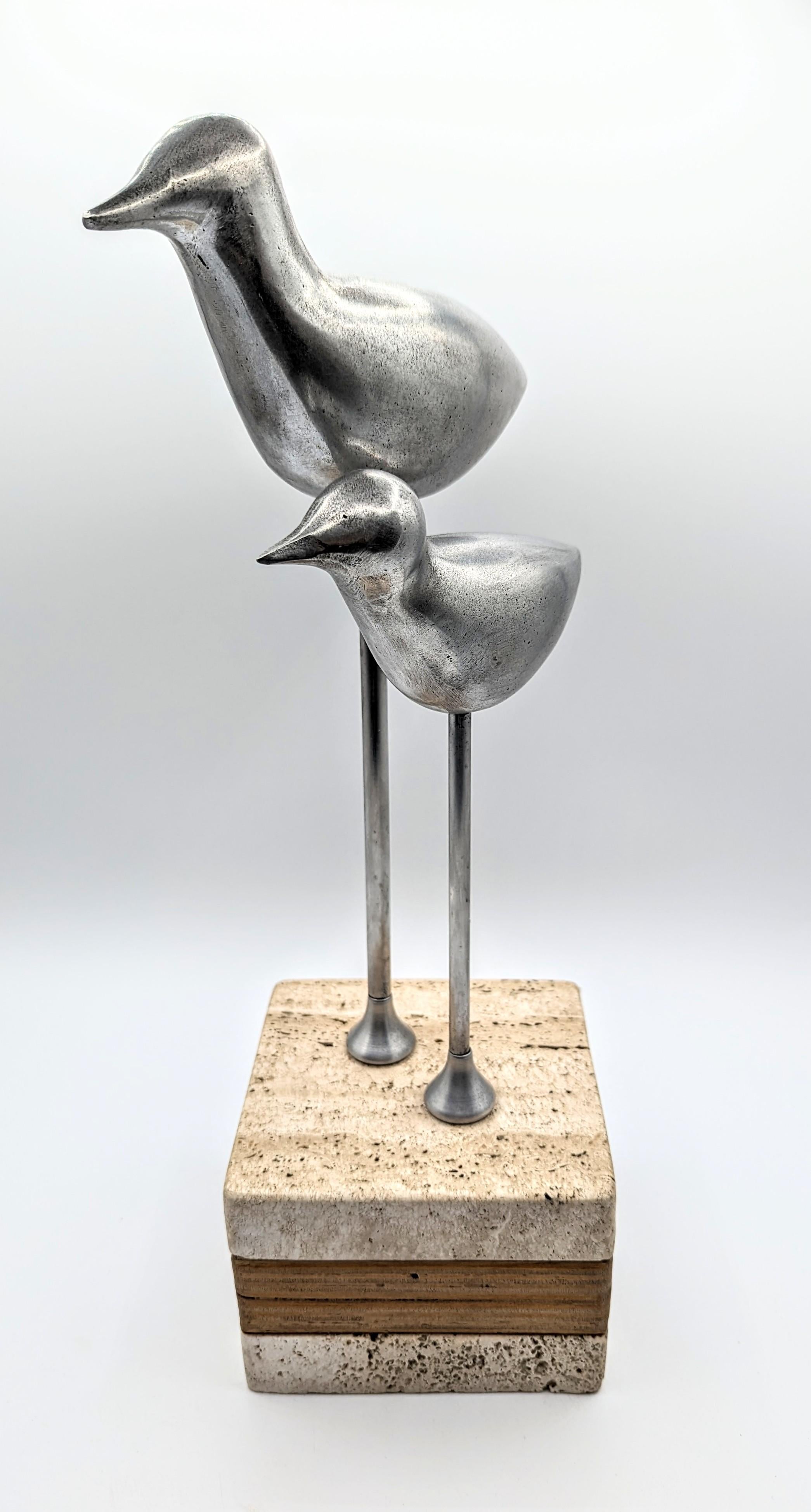 Large Birds Sculpture, France 1970s In Good Condition For Sale In L'Escala, ES