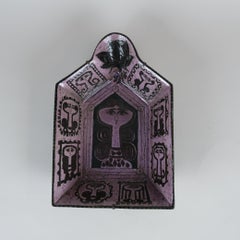 Gran relieve mural de loza de Birger Kaipiainen, 9 mujeres y una rosa, Rörstrand Años 50