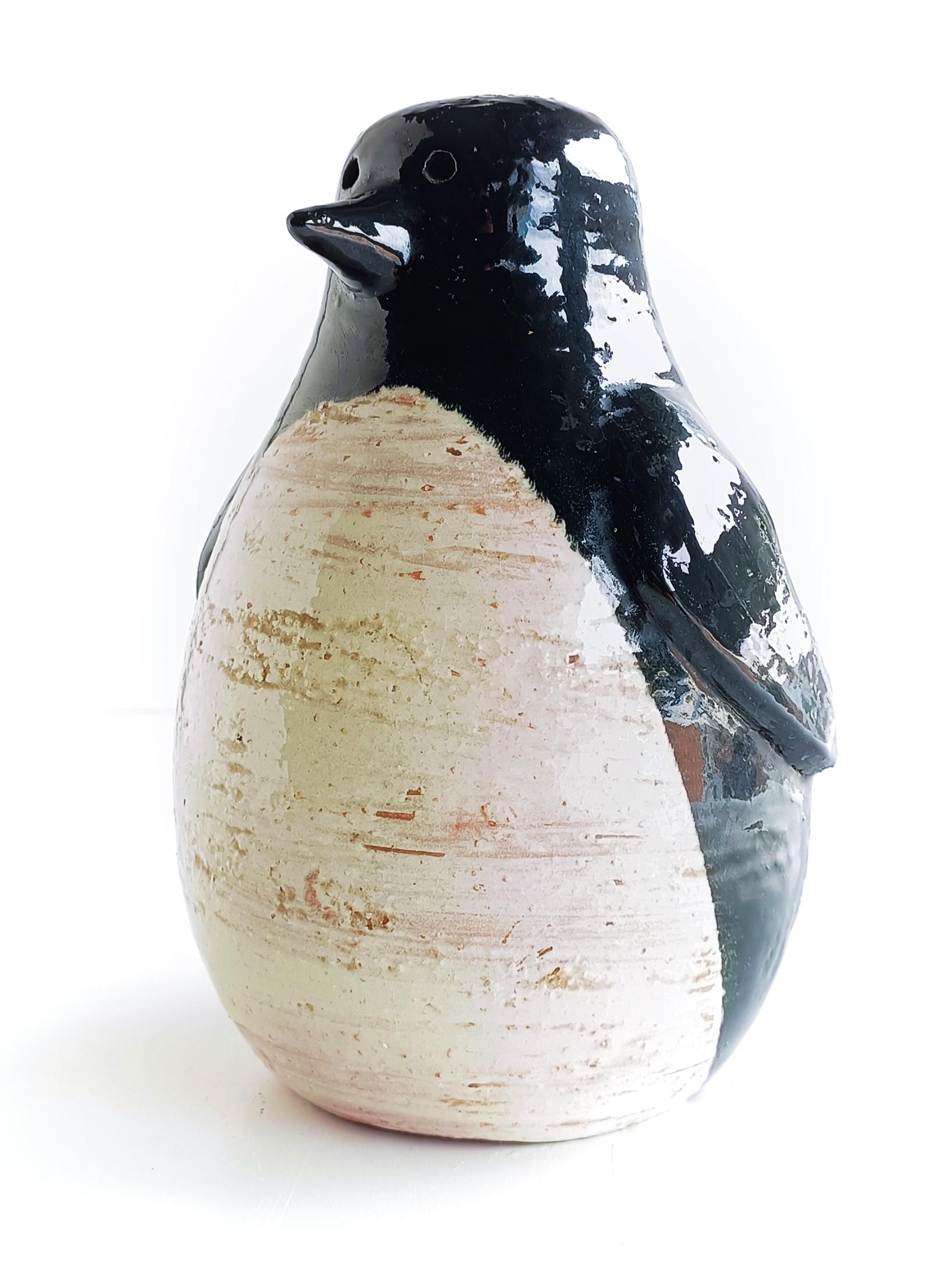 Italian Large Bitossi by Aldo Londi Ceramic Penguin, Italy, 1960s