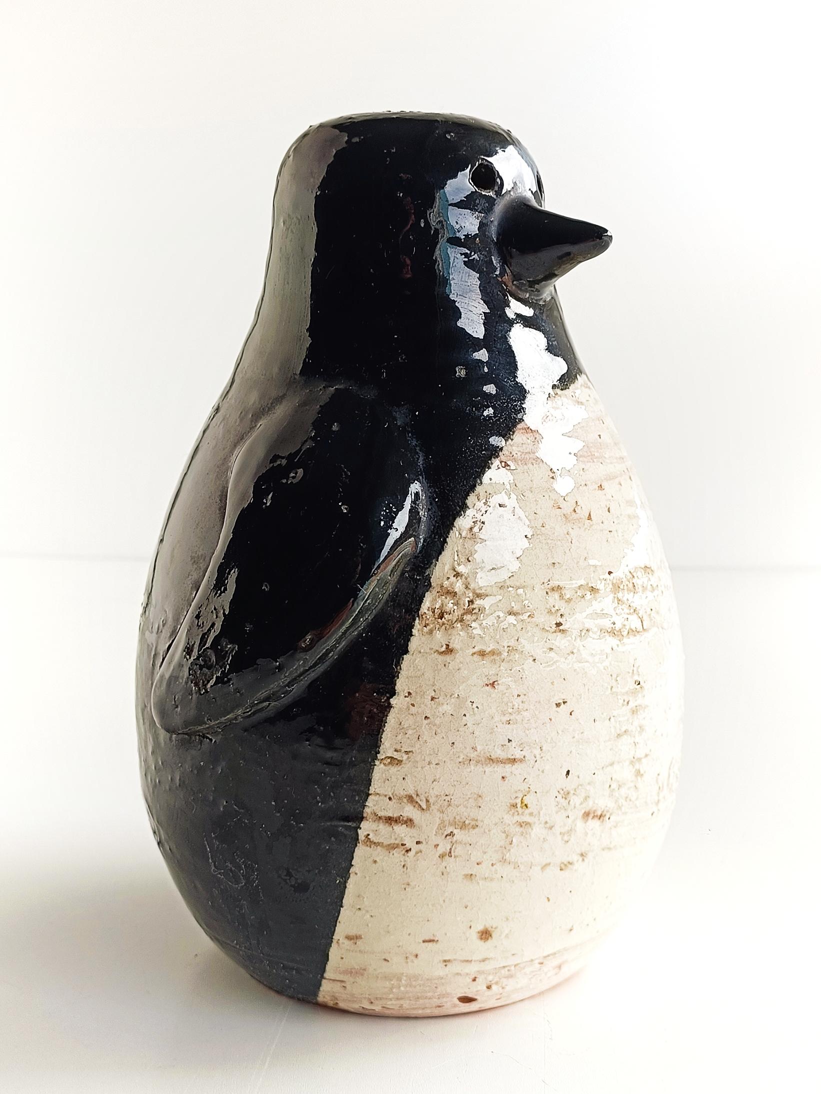 Large Bitossi by Aldo Londi Ceramic Penguin, Italy, 1960s In Excellent Condition In Valencia, VC