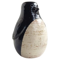 Vintage Large Bitossi by Aldo Londi Ceramic Penguin, Italy, 1960s