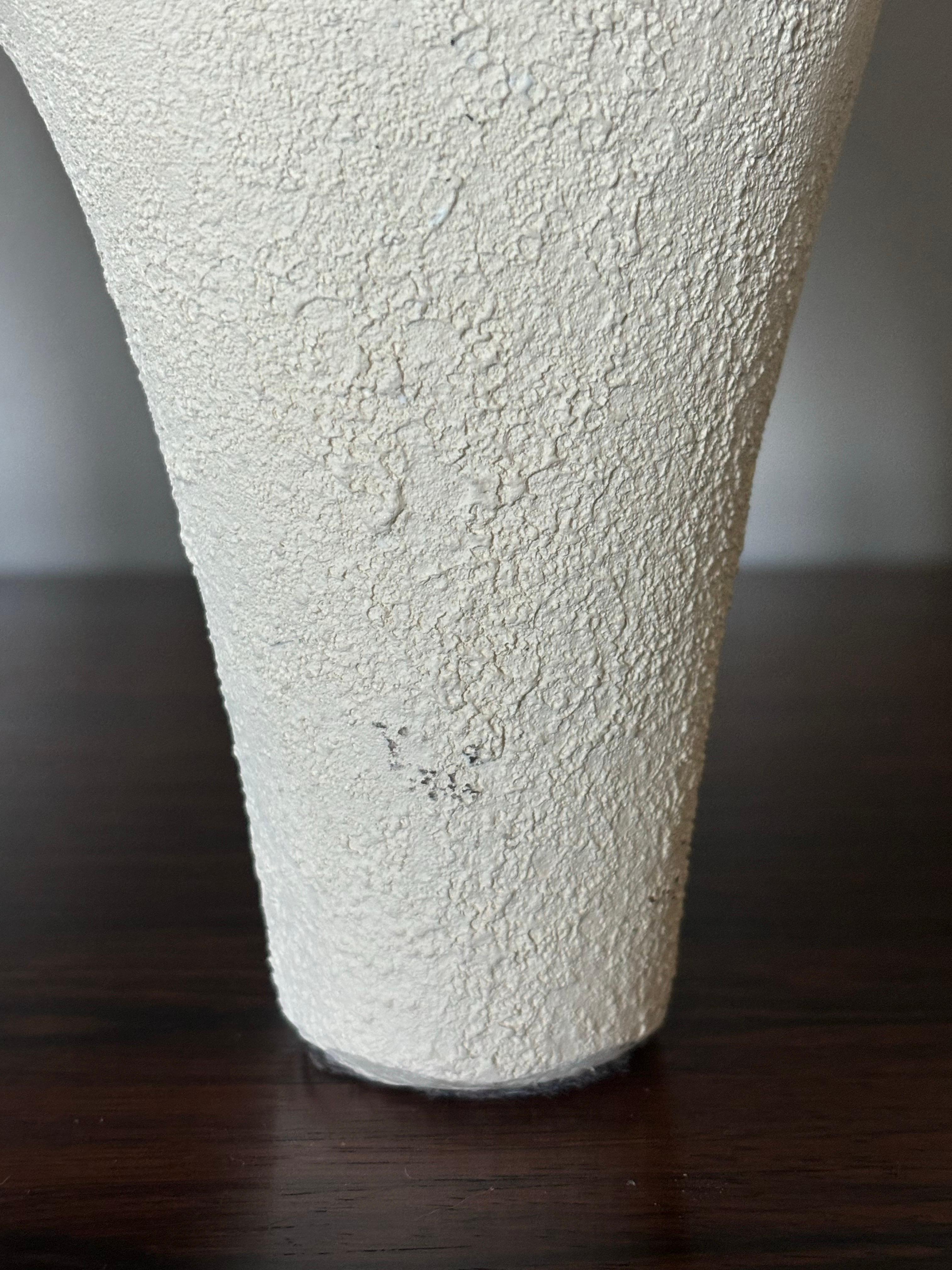 Large Bitossi Ceramic Horse, Off-White Textured Glaze 6